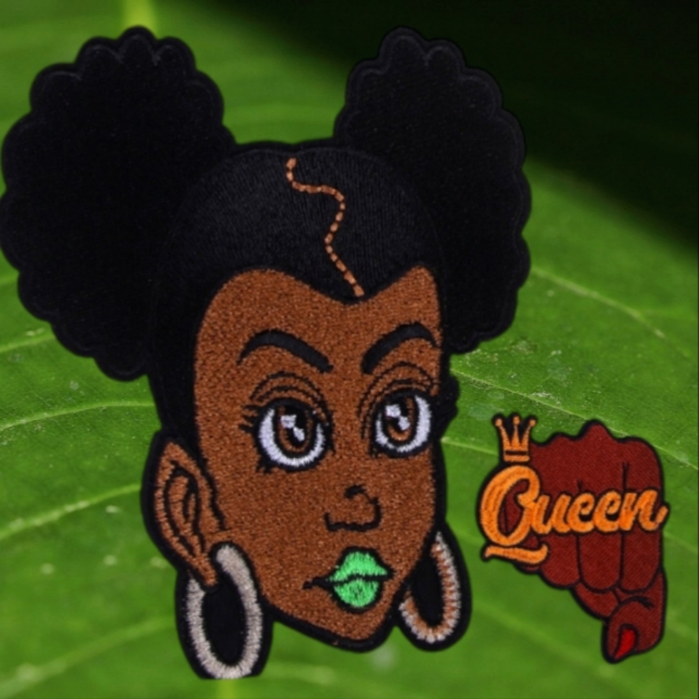 Queen/Afro Puff Patches